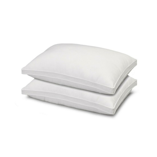  Overstuffed Plush Medium/Firm Density Gel Filled Side/Back Sleeper Pillow (White, King)