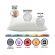  Overstuffed Plush Medium/Firm Density Gel Filled Side/Back Sleeper Pillow (White, King)