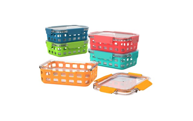  10-piece Glass Meal Prep Food Storage Container Set