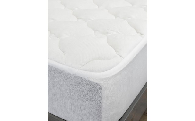 eLuxury Rayon from Bamboo Queen Mattress Pad (White, Queen)