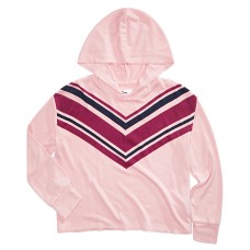 Epic Threads Big Girls Chevron-Print Hoodie (Dark Pink, XL)