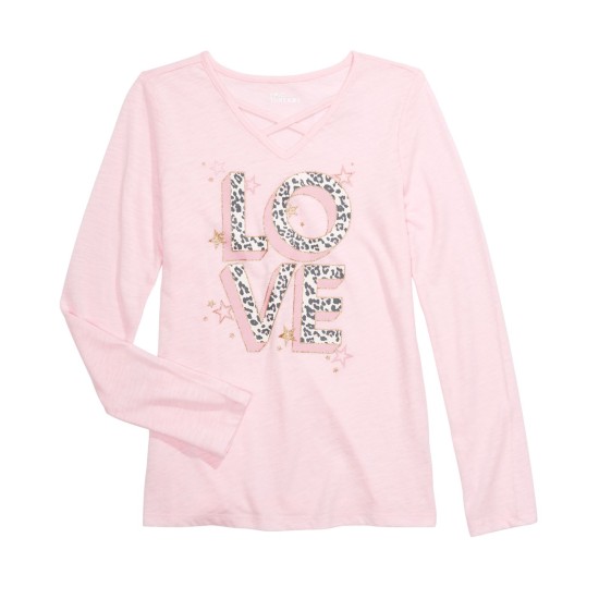  Big Girls Love T-Shirts, Pink, Medium