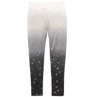 Epic Threads Big Girls Metallic Star Ombre Leggings, Black, Small