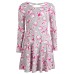  Big Girls Unicorn & Floral-Print Dress (Gray, S/M/L)