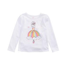 Epic Threads Little Girls Ballerina Rainbow T-Shirts