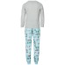  Kids Tropical Santa Pajama Set Santa Beach (Navy, 2T/3T)