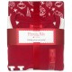  Matching Men’s Ornament-Print Family Pajama Set, Red, Small