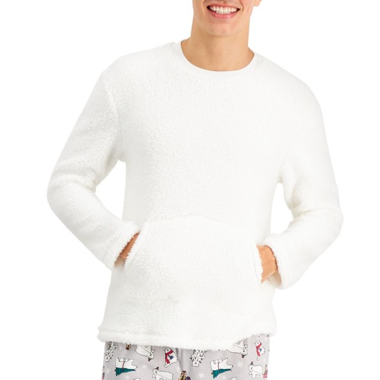  Matching Men's Polar Bears Family Pajama Set (Gray), Gray, XX-Large