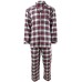  Matching Men's Stewart Plaid Family Pajama Set (White), White, Small