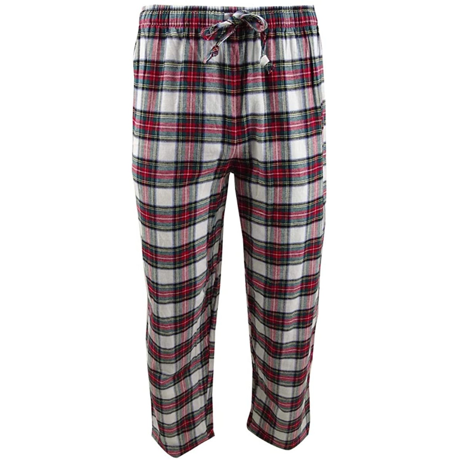 Family Pajamas Matching Men's Stewart Plaid Family Pajama Set (White ...