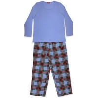 Family Pajamas Matching Women's Mix It Tartan Family Pajama Set, Navy, X-Small