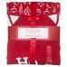 Matching Women's Ornament-Print Family Pajama Set (Red), Red, Large