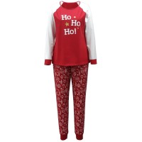 Family Pajamas Matching Women's Ornament-Print Family Pajama Set (Red), Red, X-Small