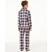  Toddler, Little Big Boys 2-p Stewart Plaid (White, 4-5)