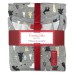  Women’s Tree-Print Pajama Set Winter Trees (Gray- X-Small)