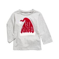 First Impressions Baby Boys Elf T-Shirt, (Gray, 0-3 Months)