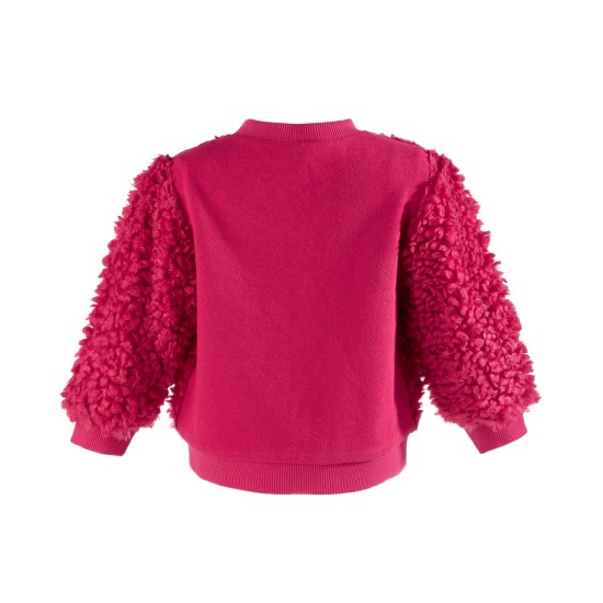  Baby Girls Fleece Jacket (Pink, 3-6M)