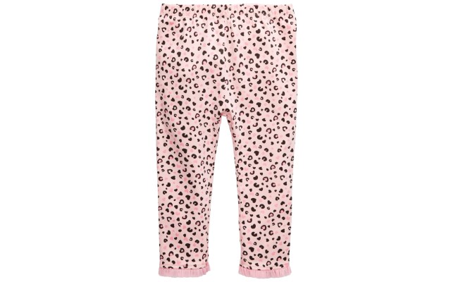  Toddler- Baby Girls Tulle-Hem Leggings, Pink, 12 Months