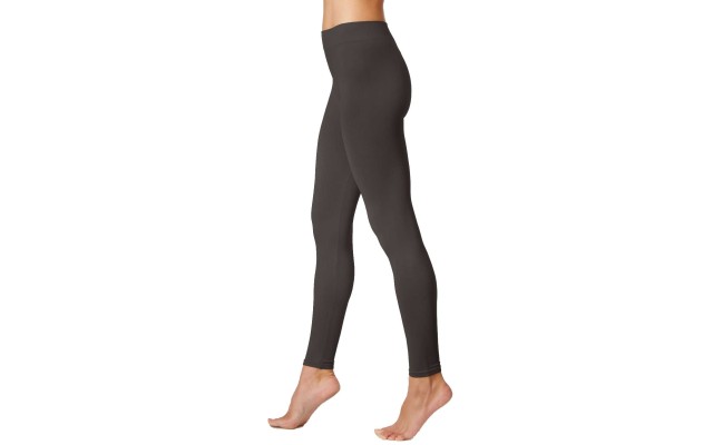  Women’s Seamless Leggings, Brown, Small/Medium