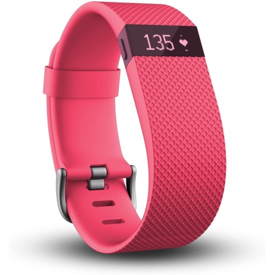  Charge Hr Wireless Activity Wristband (Pink, Large)