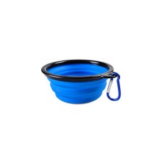 Folding Dog Bowl - Collapsible Pet Food & Water Bowl For TravelsWalks - FoldableExpandable Bowl For Dogs & Cats