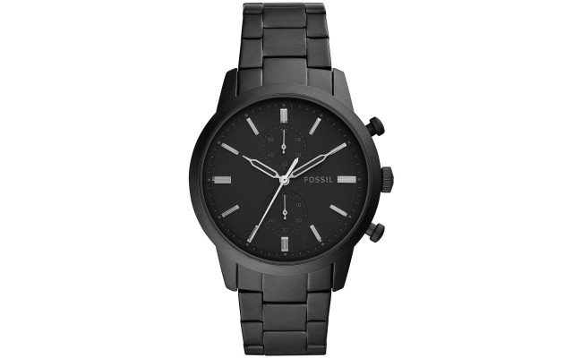 Men’s Chronograph Townsman Black Stainless Steel Bracelet Watch FS5502