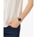  Women’s Kinsey Spotted Leather Strap Watch, Black, ES4726