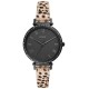  Women’s Kinsey Spotted Leather Strap Watch, Black, ES4726