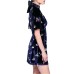 Be My Baby Velvet Dress (Navy, 12)
