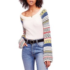 Free People Women’s Fairground Thermal (Ivory, XS)