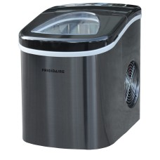 Frigidaire Portable Self Cleaning Ice Maker (Black Stainless Steel)