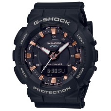 G-Shock Casio GMAS130PA-1A Step Tracker Women’s Watch Black 49.5mm