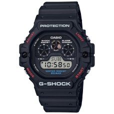 G-Shock Men’s Digital Resin Strap Watch, Black 51.4mm