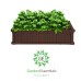  Raised Garden Bed Vegetables & Flower Box Planter for Patio Backyard, Brown, 48''L x 24''W x 12''H