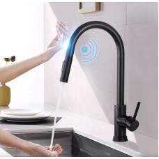 Single Handle kitchen sink mixer tap touch sensor kitchen faucet with Pull Down Sprayer