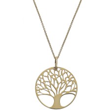Giani Bernini 24k Gold over Sterling Silver Tree of Life Pendant Necklace
