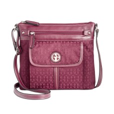 Giani Bernini Annabelle Signature Crossbody Handbag, Red