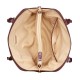  Plaid Croco Dome Satchel Handbag,Green