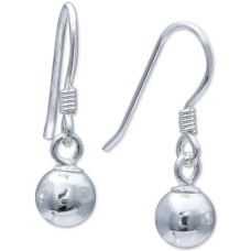 Giani Bernini Polished Ball Drop Earrings in Sterling Silver