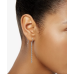  Twist Stick Linear Drop Earrings in Sterling Silver