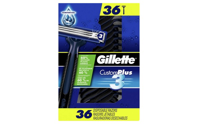  Custom Plus3 Pivoting Head Disposable Razors