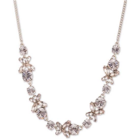  Crystal Flower Collar Necklace (16+3)