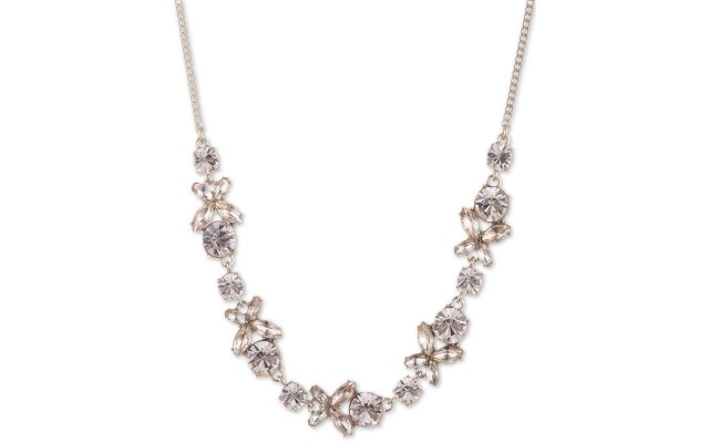  Crystal Flower Collar Necklace (16+3)