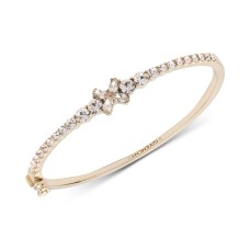 Givenchy Stone Bangle Bracelet (Gold)