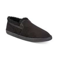 Gold Toe Men’s Twin Gore Faux-Suede Slippers (S-Dark Beige)
