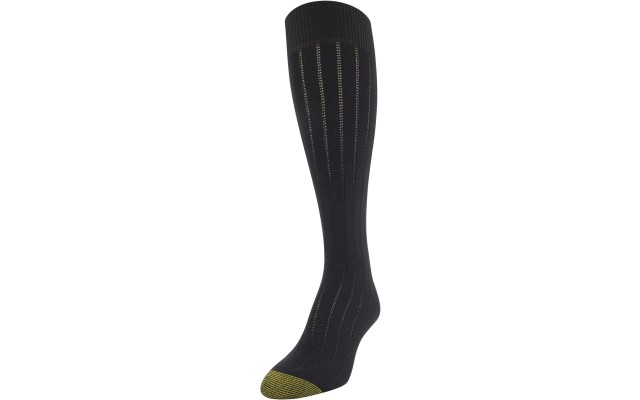  Women’s 2pk Sparkle Cable Knee-High Socks (Black, 9-11)