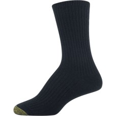 Gold Toe Women’s Cashmere-Rib Socks (Black, 6-9)