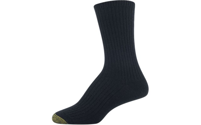  Women’s Cashmere-Rib Socks (Black, 6-9)