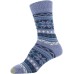  Women’s Recycled Fair Isle Crew Socks (Blue Peacoat,6-9)
