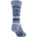  Women’s Recycled Fair Isle Crew Socks (Blue Peacoat,6-9)
